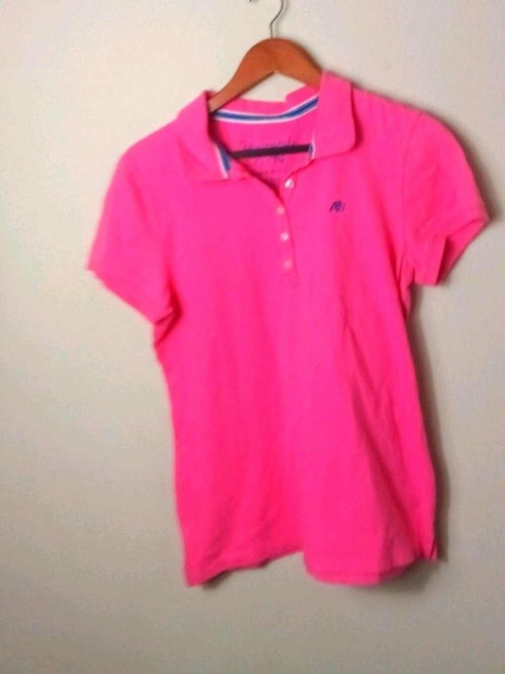 Aeropostale Pink Polo Top XL Juniors